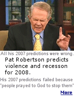 Robertson said God told him who will be elected president in November,, but won't say, because Andy Rooney on ''60 Minutes'' will make fun of him.